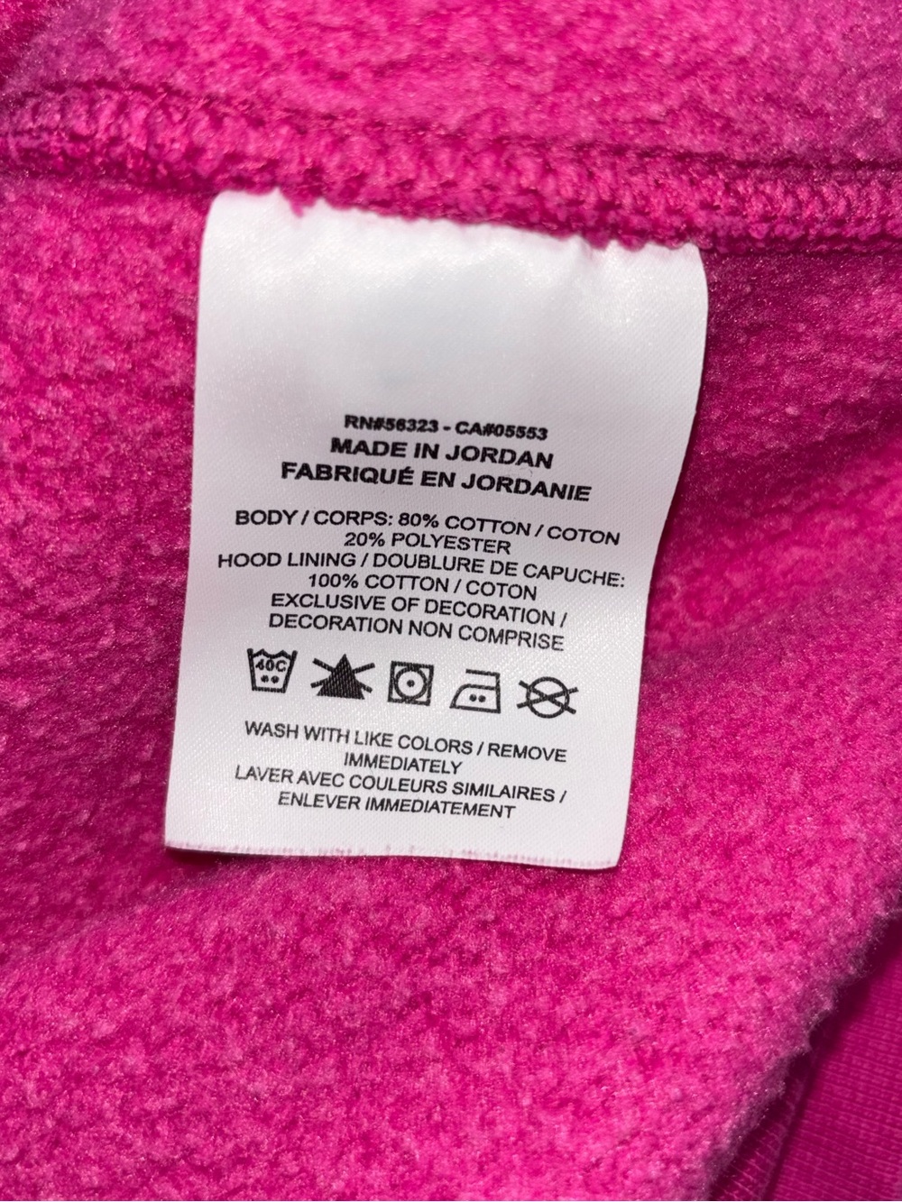Nike Sportswear Club Fleece Hoodie Women’s size XL Pink Futura Logo Pullover - Picture 3 of 6